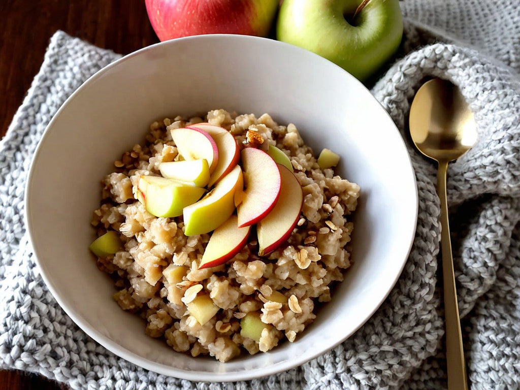 Warm Apple & Honey Oats